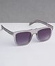 DukieKooky Solid UV Protected Square Sunglasses - Grey