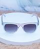 DukieKooky Classic UV Protected Glitter Embellished Ombre Wayfarer Sunglasses - Grey & Pink