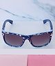 DukieKooky Colour Splash Designed UV Protection Wayfarer Sunglasses - Navy Blue
