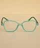 DukieKooky Solid Oval Unbreakable Eyeglasses - Green
