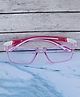 DukieKooky Colour Blocked Square Clear Eyeglasses - Pink
