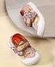 TOMSY CHOICE Cloud & Air Planes Designed Velcro Closure Shoes - Beige