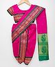 Bhartiya Paridhan Silk Woven Half Sleeves Saree with Zari Detailing - Pink