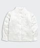 Tiny Girl Woven Full Sleeves Lace Detailed Collar Shirt - White