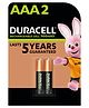 Duracell Ultra AAA Rechargeable Batteries - Pack Of 2 