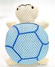 Eco Shine Turtle Shaped Bath Sponge/Loofah - Blue