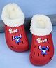 Yellow Bee Lilo & Stitch Featuring Character Applique Perforated Plush Line Detailed Clogs - Red