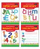 My First Writing Fun Tracing Workbook Set of 4  Capital Letters ABC, Small Letters abc, Numbers 110 & Lines and Curves Practice for Kids