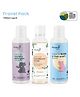 Windmill Baby Natural Cleaning Travel Pack Bottle Wash Lavender Blossoms Laundry Detergent Coco Shea Hand Wash - 100 ml Each