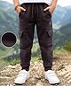 Pine Kids Knit Full Length Solid Colour Lounge Pant - Plum