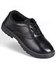 Pine Kids Lace Up Closure Solid Colour School Shoes -Black