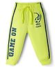 Doodle Poodle 100% cotton Knit Full Length Sports Theme Printed Track Pant - Lime Green