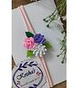 Krisha's KALACAREE Floral Applique Detailed Headband - Pink & Purple