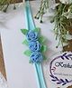 Krishas KALACAREE Rose Designed Headband - Blue