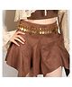 SYGA Women's Adjustable Waist Chain With Antique Coin Pattern Design Waist Belt - Gold-98 g