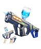 Vikrida Electric Water Gun for Adults & Kids, 2 in 1 Water Guns Pistol with Light and Large Capacity, Water Pistols Swimming Pool Beach Party and Outdoor Summer Gifts for Boys Girls- Blue