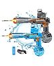 Vikrida 2 in 1 ( Automatic / Manual ) Led Flashing Light Shooting Electric Water Gun, Powerful Water Guns Up to 32 FT Long Range, 500CC Capacity Water Blaster Gun for Holi - 1 Piece Multicolor