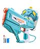 Vikrida Bagpack Electric Water Gun, Powerful Water Guns Up to 40 FT Long Range, 1350CC Capacity Super Water Blaster Summer Toys for Pool - Blue