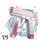 Vikrida High Pressure Holi Pichkari Electric Water Gun, Automatic Squirt Gun with 300CC Excellent Range 25-32 Feet - Pink