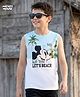 Pine Kids Disney Single Jersey Knit Sleeveless Tank T-Shirt with Mickey Mouse Graphic - Multicolor