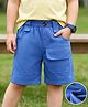 Mark & Mia Cotton Solid Color Shorts - Blue