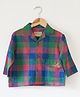 Love the World Today Cotton Woven Full Sleeves Checked Shirt - Multi Colour