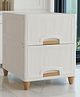 MECHDEL Cupboard Rack for Clothes Cabinet for Storage Foldable Wardrobe for Clothes Plastic Cloth Rack for Storage Clothes Storage Cupboard Rack 1 Door - White 2 PCS