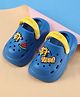 Babyoye Clogs with Watermelon Applique - Blue & Yellow