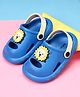 Babyoye Clogs with Lion Applique - Royal Blue