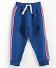 JusCubs Cotton Knit Striped Joggers - Royal Blue