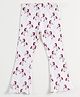 JusCubs Cotton Lycra Knit Unicorn Printed Leggings - White