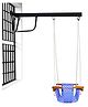 VParents Toddler swing for Kids Indoor Outdoor|jhula for kids|Baby Garden Swing with window Hanging metal rod (8 Months to 3 Years) (Up to 15 kg)