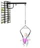 Vparents 2 in 1 Baby toddler Jumper with window hanging metal stand Cum Baby Walking Harness Function, Fun Activity for 6-12 Months Baby Infant Toddler