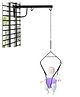 Vparents 2 in 1 Baby toddler Jumper with window hanging metal stand Cum Baby Walking Harness Function, Fun Activity for 6-12 Months Baby Infant Toddler