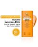 Fixderma Shadow Invisible Sunscreen Stick  SPF 50 PA+++UVA/UVB Rays Protection Natural Finish  -10 g