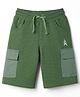 Pine Kids Looper Knit Solid Shorts - Green