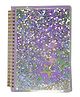 Smily Kiddos Sparkle Metallic Spiral Notebook Purple - 80 Pages