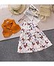 Mark & Mia Sleeveless Party Dress With Butterfly Print - White