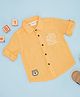 Pantaloons Baby Cotton Woven Full Sleeves Abstract Printed Shirt - Yellow