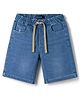 Pine Kids Denim Woven Washed Shorts - Light Blue