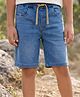 Pine Kids Denim Woven Washed Shorts - Light Blue