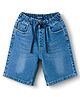 Pine Kids Denim Woven Washed Shorts - Blue