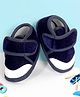 KIDSUN Solid Velcro Closure Booties - Navy Blue