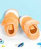 KIDSUN Solid Velcro Closure Booties - Peech