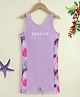 Mark & Mia Sleeveless Printed Legged Swimsuit - Purple
