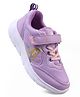 Pine Kids Disney Velcro Closure Sneaker Shoes with Rapunzel Print - Purple