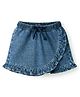 Pine Kids Woven Solid Denim Skort - Blue