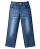 Pine Kids Denim Woven Solid Full Length Jeans - Blue