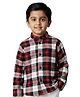 Snowflakes Cotton Woven Full Sleeves Checked Shirt - Multi colour