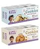 Kiddoz Kitchen Nutty Jowar & Oats n Bajra Cookies Combo | Made from Cow Ghee & Jaggery | Nutritious whole grain combo (Pack of 2) 200g (2x100g)